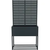 Westmann Dekora 4 Pflanzkasten mit Rankgitter 90 x 42,5 cm Anthrazit