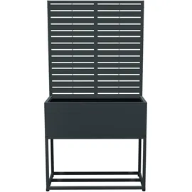 Westmann Dekora 4 Pflanzkasten mit Rankgitter 90 x 42,5 cm Anthrazit