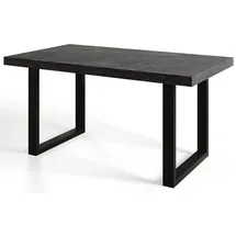 alpi möbel LOFT-U 120-220 x 77 x 80 cm dunkelgrau