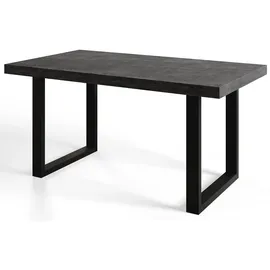 alpi möbel LOFT-U 120-220 x 77 x 80 cm dunkelgrau