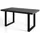 alpi möbel LOFT-U 120-220 x 77 x 80 cm dunkelgrau