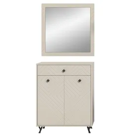 Möbel Boss Notes Garderobenkombination 80 x 190 x 35 cm sandbeige