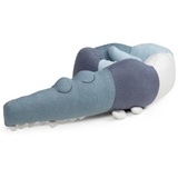 SEBRA Sleepy Croc Kuschel-Kinderkissen Soft Toy - powder blue