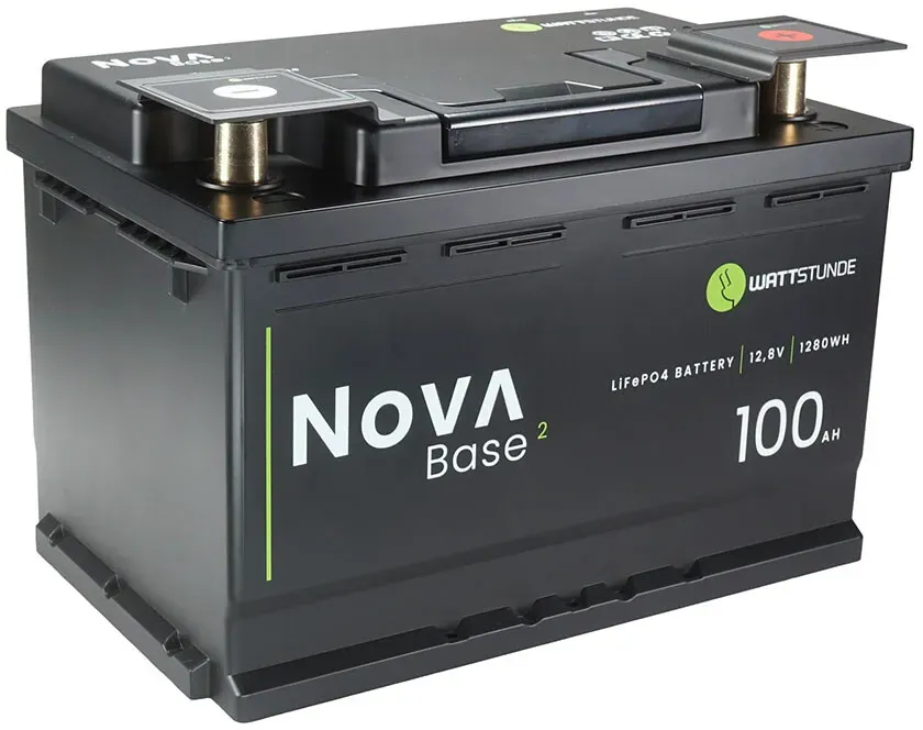 WATTSTUNDE NOVA Base 2 100Ah Batterie LiFePO4 12,8V