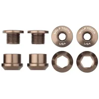 Wolf Tooth Kettenblattschrauben 6 mm Espresso