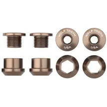 Wolf Tooth Kettenblattschrauben 6 mm Espresso
