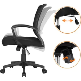 Yaheetech Bürostuhl Schreibtischstuhl ergonomischer Drehstuhl Chefsessel für Büro - Yaheetech