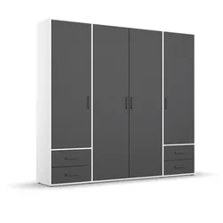 rauch BLUE Kleiderschrank Voyager 187 x 194 cm Dekor Grau, Weiß Grau /