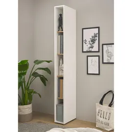 Lomadox Crisp-61 Aktenregal 20 x 40 x 200 cm Weiß