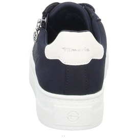 TAMARIS Damen Sneaker Plateau Reißverschluss 1-23313-41, Größe:38 EU, Farbe:Blau