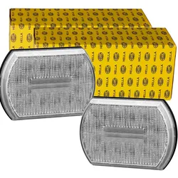 2x Hella Blinker Vorne Beidseitig Blinkleuchten Satz: Blinkleuchte Krone: 210397220 Hella: 2ba013330011