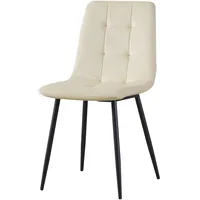 Hti-Living Stuhl Mesa Velvet Creme
