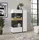 Home Affaire Vitrine Novena 98 x 40 x 150 cm Schwarz/Weiß