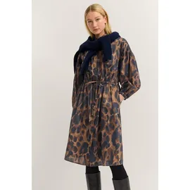 Bugatti Blusenkleid Leo-Muster Braun 42