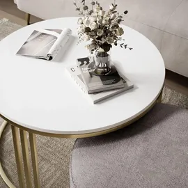 lookway Couchtisch LORI Grau Metall 70 x 49 x 70 cm