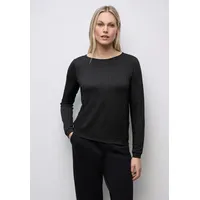 STREET ONE Langarmshirt in Black | Gr.: 42