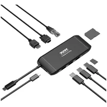 PORT DESIGNS Port Reise-Dockingstation USB Typ-C 4K - Schwarz
