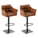 CLP 2er Set Barhocker Damaso Kunstleder