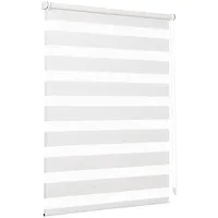 Sekey Doppelrollo 100 x 150 cm Leinen/weiß