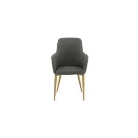 VCM ebuy24 Esszimmerstuhl Grau Eiche dekor.