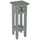 Garden Pleasure PADEA Beistelltisch Massivholz grau 25,0 x 25,0 x 67,0 cm