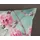 Muller Textil Adel Blumen Minz Grün 135 x 200 cm + 2 x 80 x 80 cm