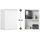 mokebo Mehrzweckschrank Der Kurze 60 x 81 x 34 cm Weiß