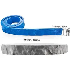 Vevor Betonstempel 231,3 x 7,6 cm