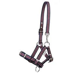 Kavalkade Halfter Fohlen & Jährling (Fohlen) - Marine-Bordeaux-Silber - Fohlen