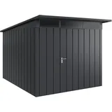 hörmann stauraumsysteme Juno Gerätehaus 2,62 x 3,10 m Anthrazitgrau