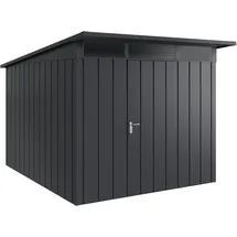 hörmann stauraumsysteme Juno Gerätehaus 2,62 x 3,10 m Anthrazitgrau