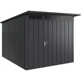 hörmann stauraumsysteme Juno Gerätehaus 2,62 x 3,10 m Anthrazitgrau