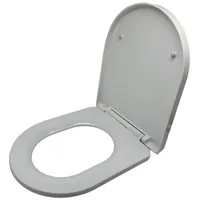 Relaxdays Toilettensitz mit Absenkautomatik Weiß