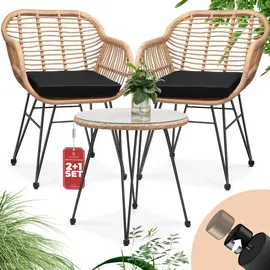 CASARIA Bali Set 3-tlg. natur inkl. Auflage