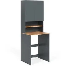 Vicco Waschmaschinenschrank Viktor 68 x 88,2 x 60 cm Anthrazit/Goldkraft Eiche