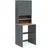 Vicco Waschmaschinenschrank Viktor 68 x 88,2 x 60 cm Anthrazit/Goldkraft Eiche