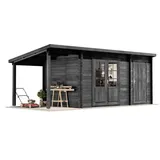 Alpholz Gartenhaus Maria 6 x 2,79 m Grau