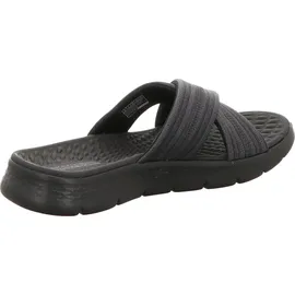 SKECHERS Damen Pantoletten GO WALK FLEX SANDAL - IMPRESS 22529-37, 22529-40, 22529-41, 22529-42, 33121-36, 33121-37, 33121-38, 33121-39, 33121-40, ... - Schwarz - 42