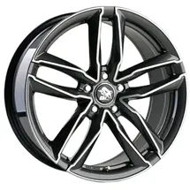 Ultra Wheels UA6 Pro 8,0 x 18 5 x 112 ET30 MB66,5 Grau Poliert