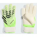 Adidas Predator Match Fingersave Torwarthandschuhe - White / Lucid Lemon / Black, 9