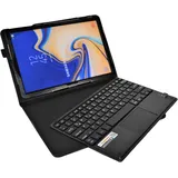 MQ21 Für Galaxy Tab S4 10.5 - Bluetooth Tastatur Tasche Mit Touchpad | Hülle Für Samsung Galaxy Tab S4 LTE SM-T835, WiFi SM-T830 | QWERTZ Deutsch