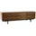 miliboo Manny TV-Lowboard 0 cm Nussbaum Schwarz/Holz, Metall