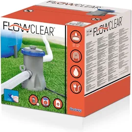 BESTWAY Flowclear Filterpumpe 1.249 l/h inkl. Filterkartusche