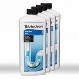 4 x Glutoclean Rohr Frei Gel 1l Rohrreiniger Abflussreiniger