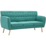 vidaXL 3-Sitzer-Sofa Stoff 172x70x82 cm Grün