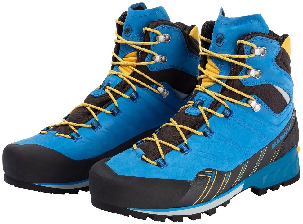 Mammut Wanderschuhe Kento Guide High GTX (Hochtouren-Bergwandern, Nubukleder, wasserdicht) blau Herren