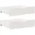 vidaXL Bettschubladen 2 Stk. Weiß 75x55x17 cm