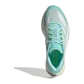 adidas Adizero Boston 13 Damen Semi Flash Aqua/Zero Metallic/Lucid Lemon 38