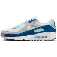 Nike Herren AIR MAX 90 Sneaker, Pure Platinum/White-Glacier Blue, 40.5 EU - 40.5 EU