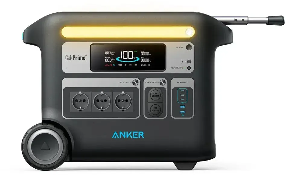 Anker SOLIX F2000 Powerstation 2048Wh | 2300W - 0% Mwst. (Angebot gemäß § 12 Abs. 3 UstG)